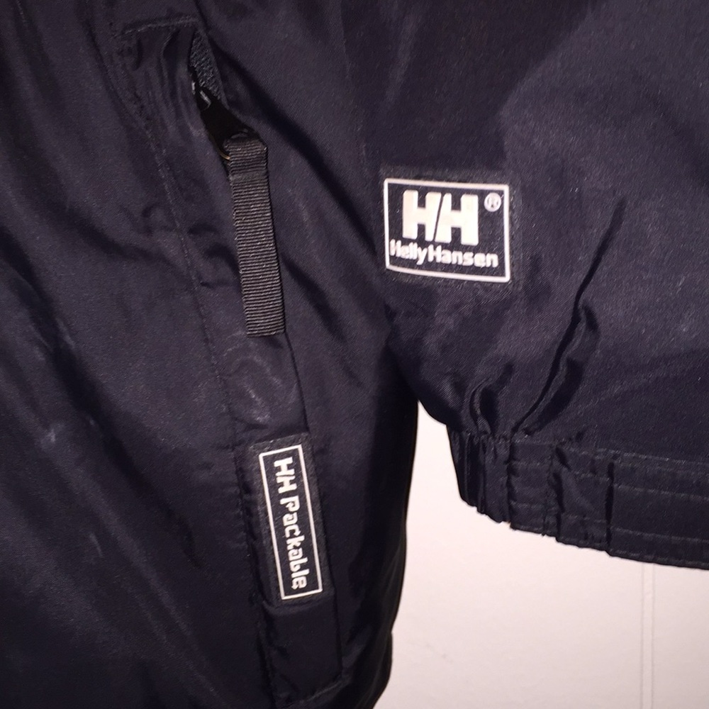Men’s Helly Hansen Packable Outer Shell Size S Guc - image 3